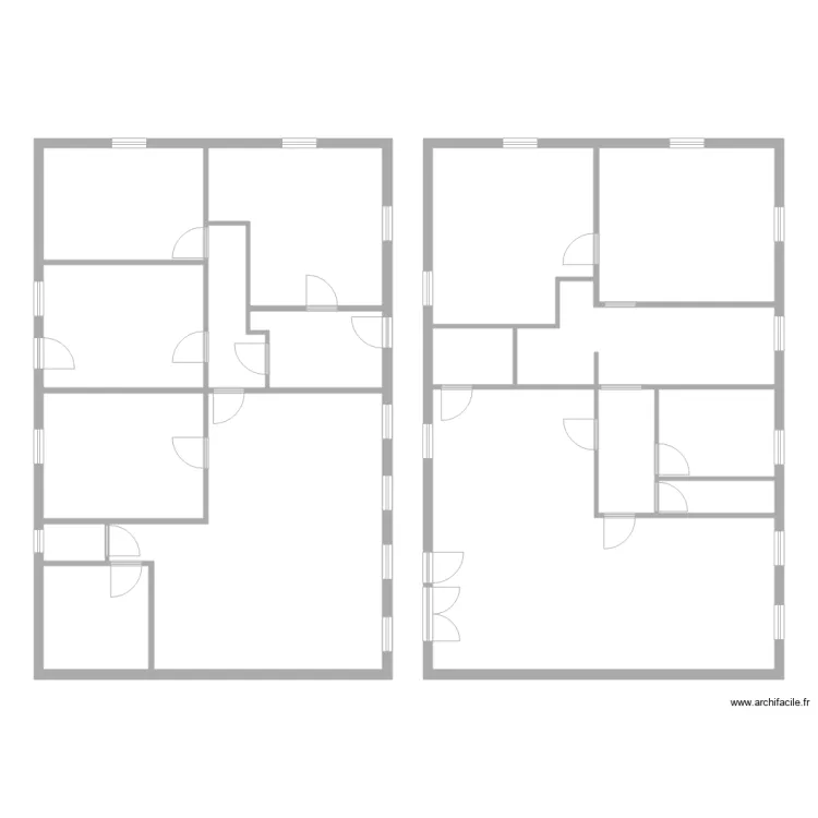 QUINCHARD HOHWARTH. Plan de 