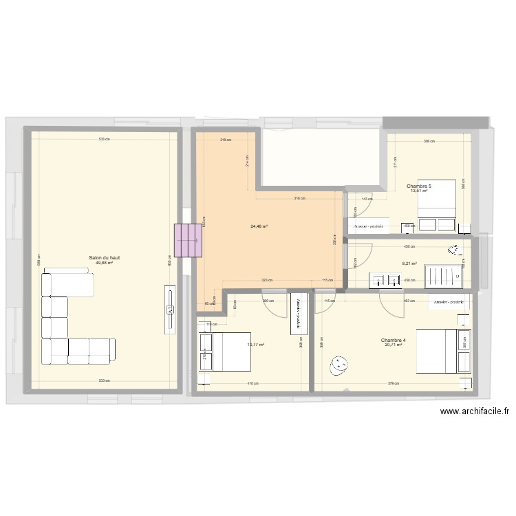 Maison Ecuelles Version 06092023. Plan de 11 pièces et 283 m2