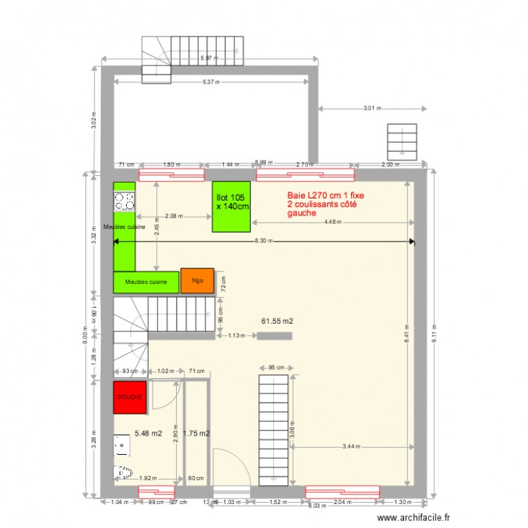 RDCH SERVAL V4 AVRIL 16. Plan de 0 pièce et 0 m2