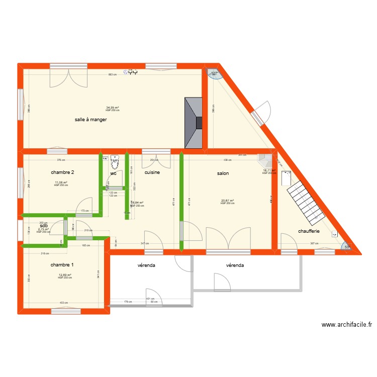 maison de clussais la pommeraie 2. Plan de 0 pièce et 0 m2