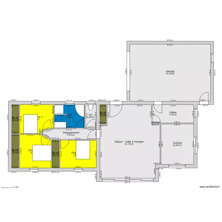 Maison. Plan de Maison. Plan de