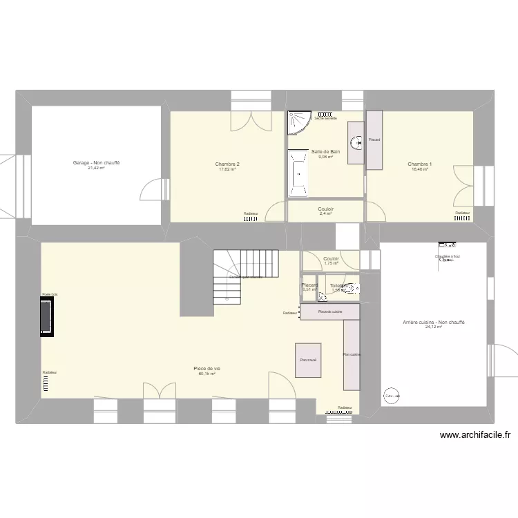 La Noe Hat - RDC. Plan de 