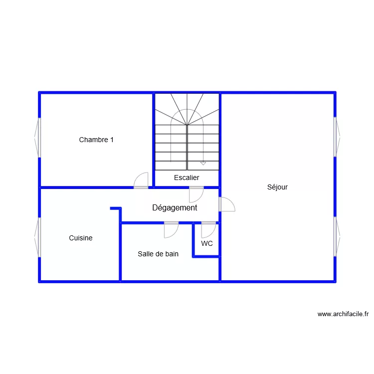 3 eme etage . Plan de 
