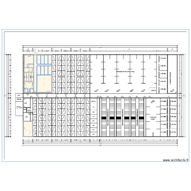 porcimat. Plan de 17 pièces et 278 m2