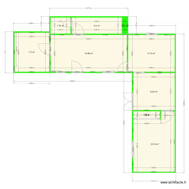 PLAN DE MAISON DE JIMMY . Plan de 