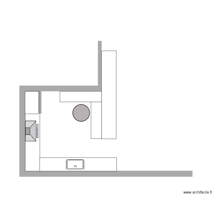 SANDRINE CUISINE 2. Plan de 0 pièce et 0 m2