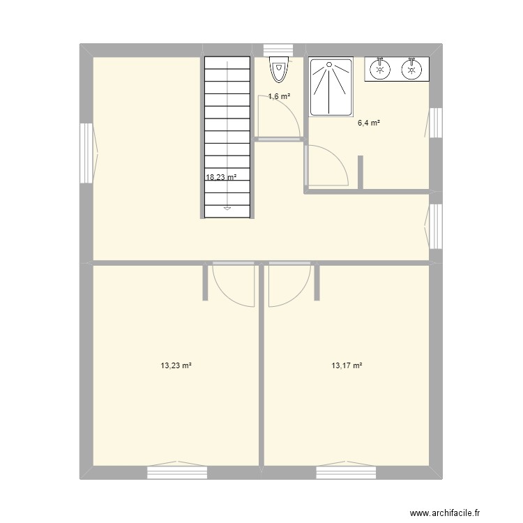 Plan étage 1. Plan de 0 pièce et 0 m2