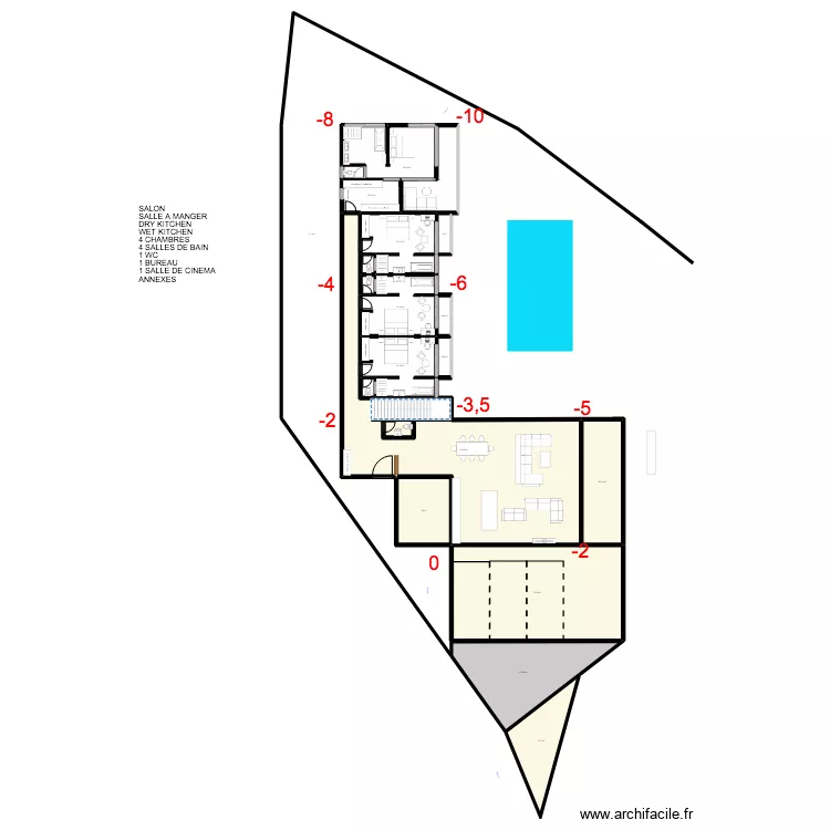RESIDENCE PRINCIPALE REBERO 3. Plan de 