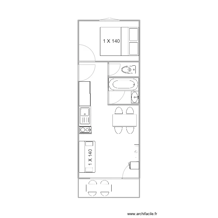 BALCON DU MONT BLANC 11. Plan de 