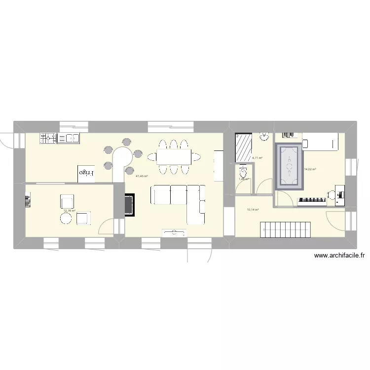 Plan Chevanceaux porteur. Plan de 