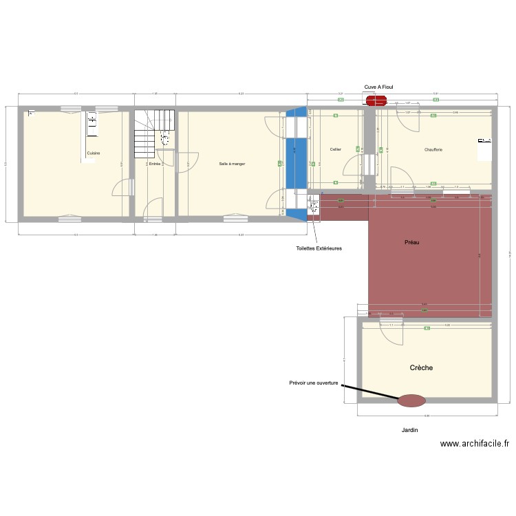 RdC V4. Plan de 0 pièce et 0 m2