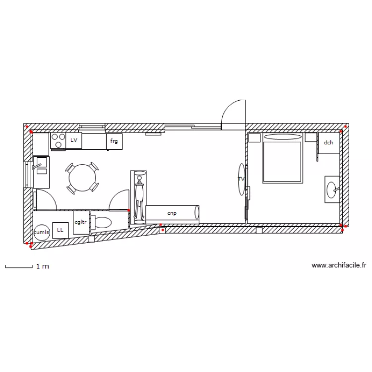 GARAGE 1. Plan de GARAGE 1. Plan de
