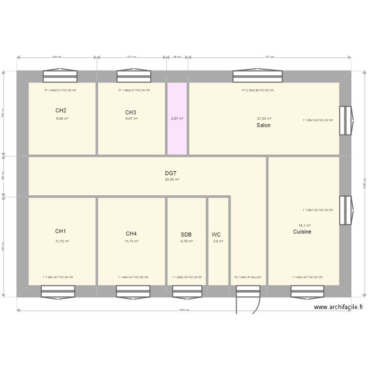 Albert. Plan de 0 pièce et 0 m2