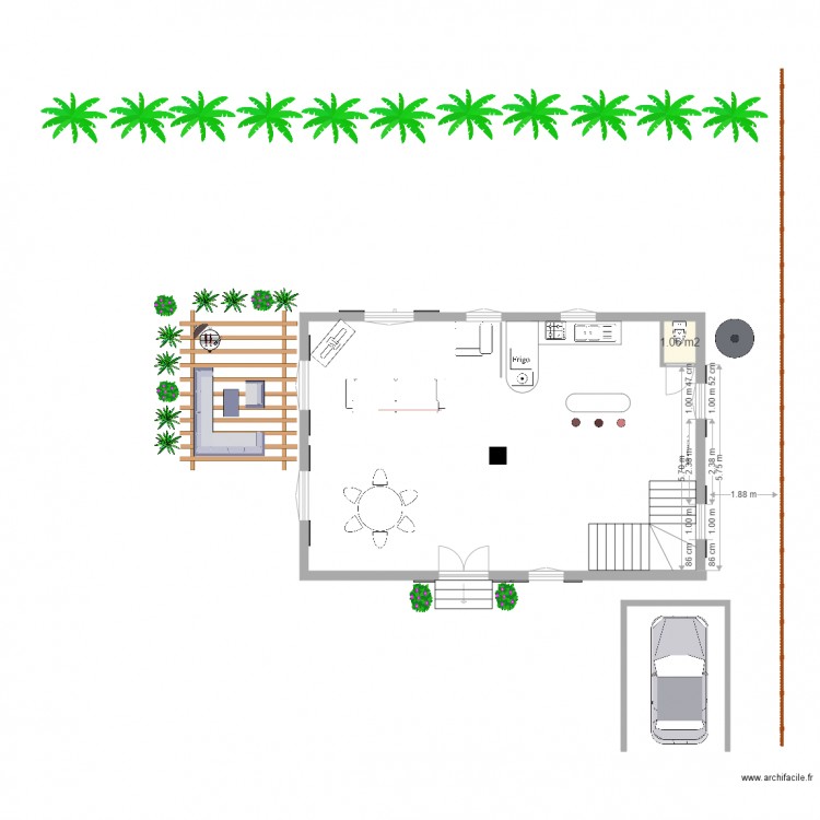 rdc. Plan de 0 pièce et 0 m2