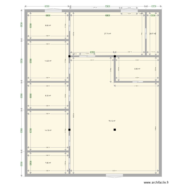 creche montataire 2. Plan de 0 pièce et 0 m2