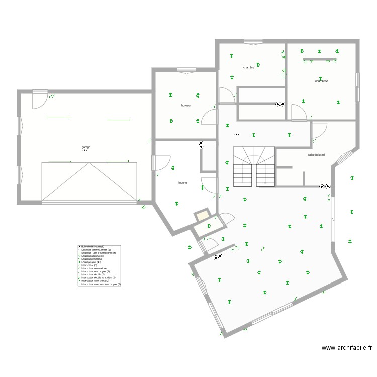 trignau éclairage. Plan de 0 pièce et 0 m2