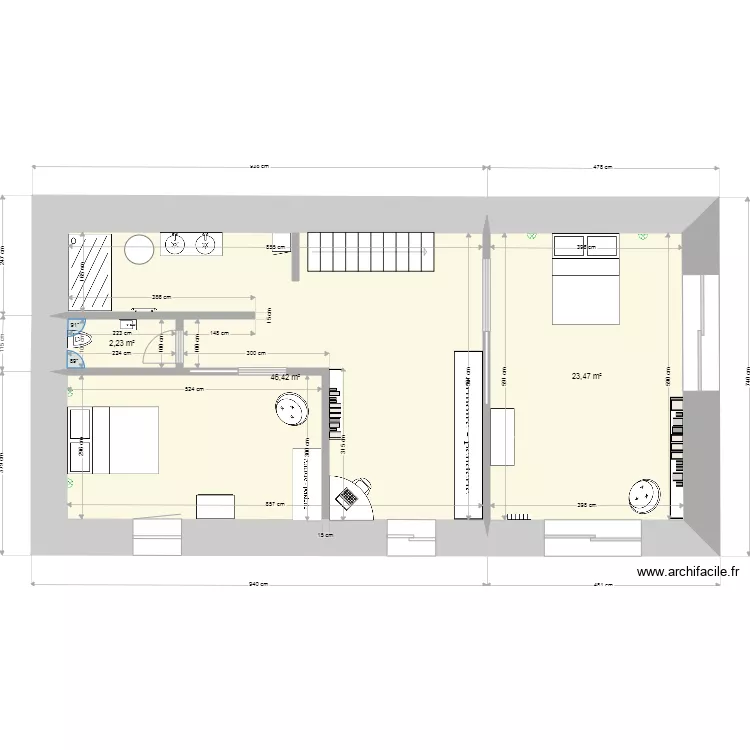 1er &eacute;tage 30 mai 2021. Plan de 