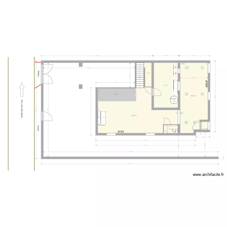 sous sol - sauvergarde. Plan de 