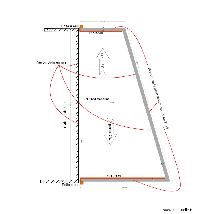 plans toiture sci urandi . Plan de 0 pièce et 0 m2