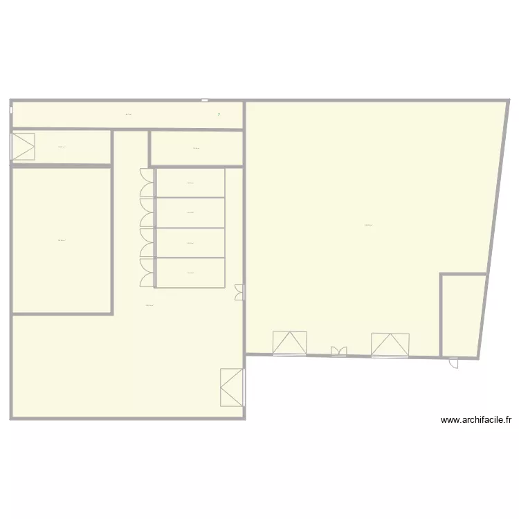 Projet Atelier Verberie . Plan de 