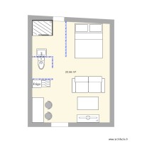 Plan Airbnb avec meubles