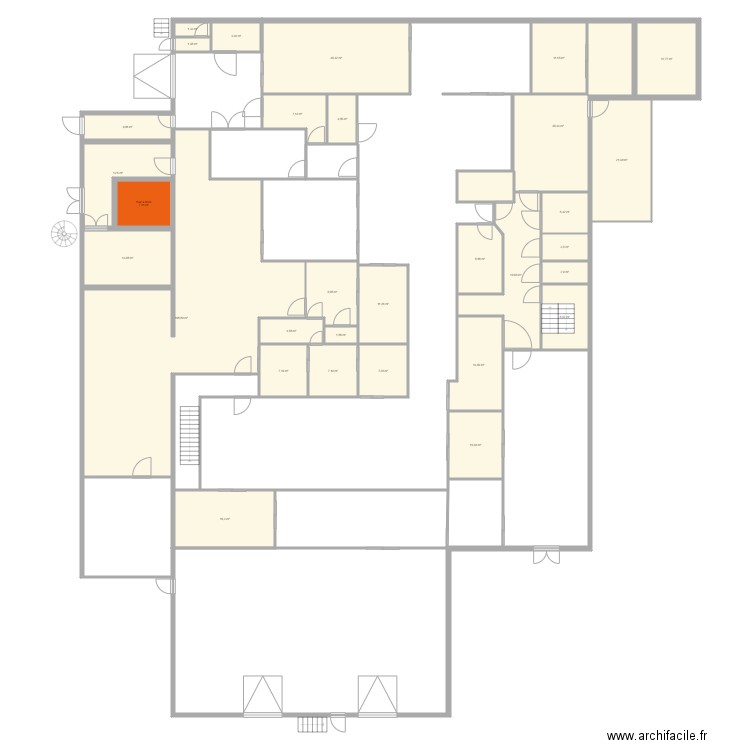 REFORME TDV 23. Plan de 31 pièces et 415 m2