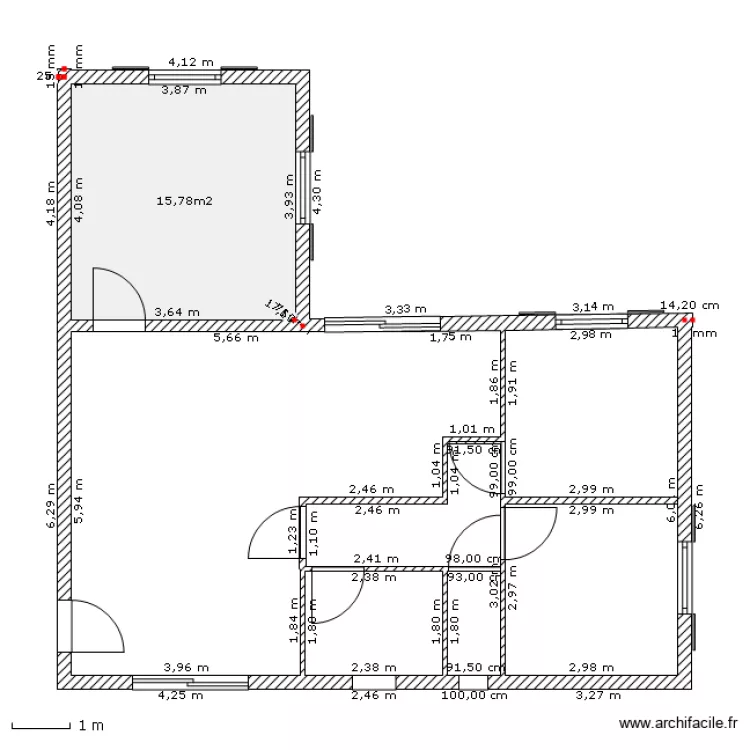 le bezet. Plan de 