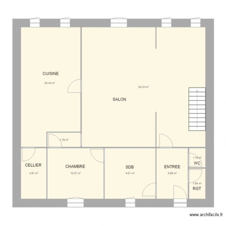 PLAN MAISON RDC ST JUST AVEC ROBIN t. Plan de 0 pièce et 0 m2