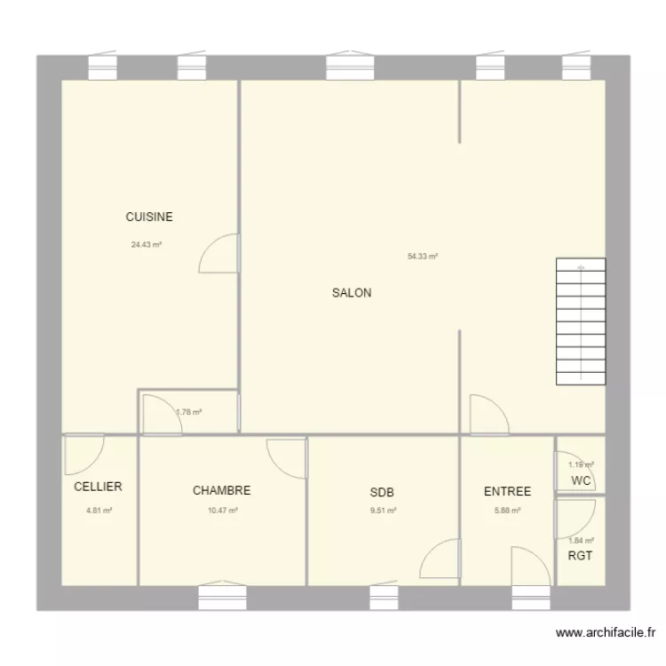 PLAN MAISON RDC ST JUST AVEC ROBIN t. Plan de 