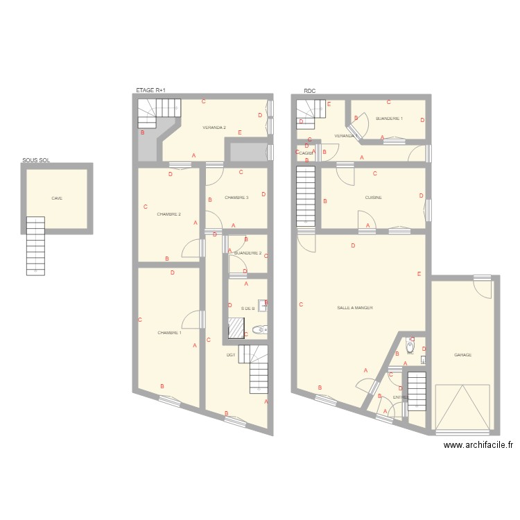 cotte. Plan de 0 pièce et 0 m2