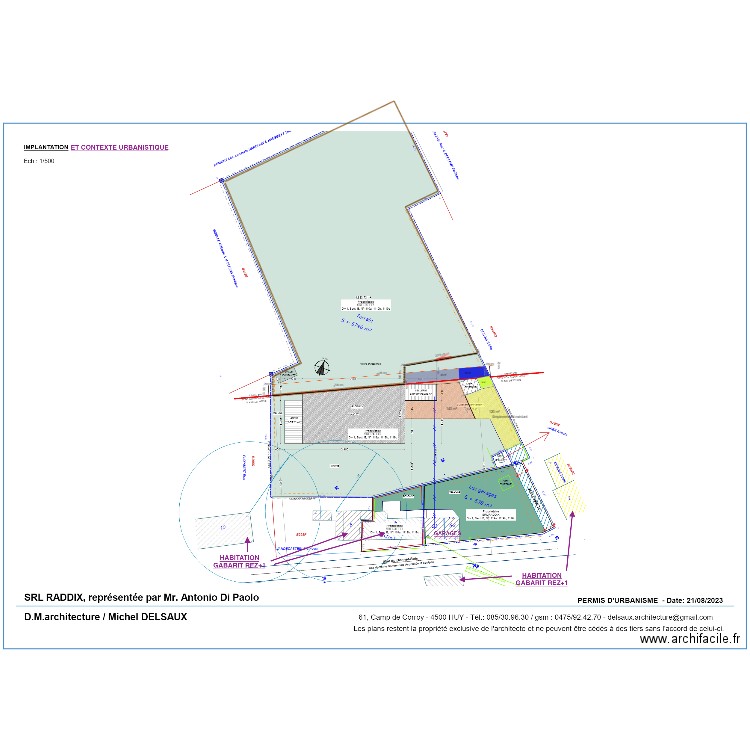 EMPIERREMENT. Plan de 0 pièce et 0 m2