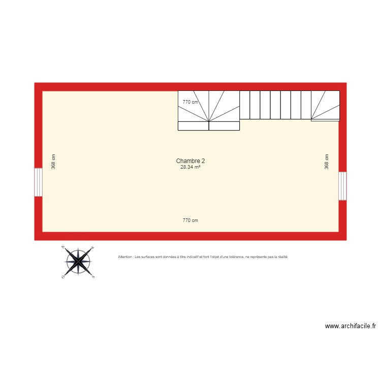 BI 3205 2ème étage coté. Plan de 0 pièce et 0 m2