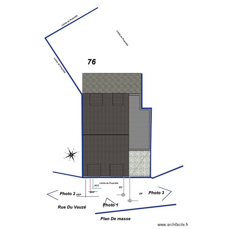 nouno plan de masse. Plan de 0 pièce et 0 m2