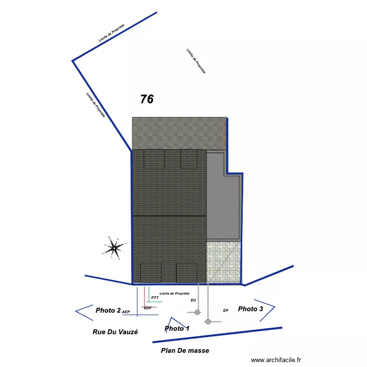 nouno plan de masse. Plan de 