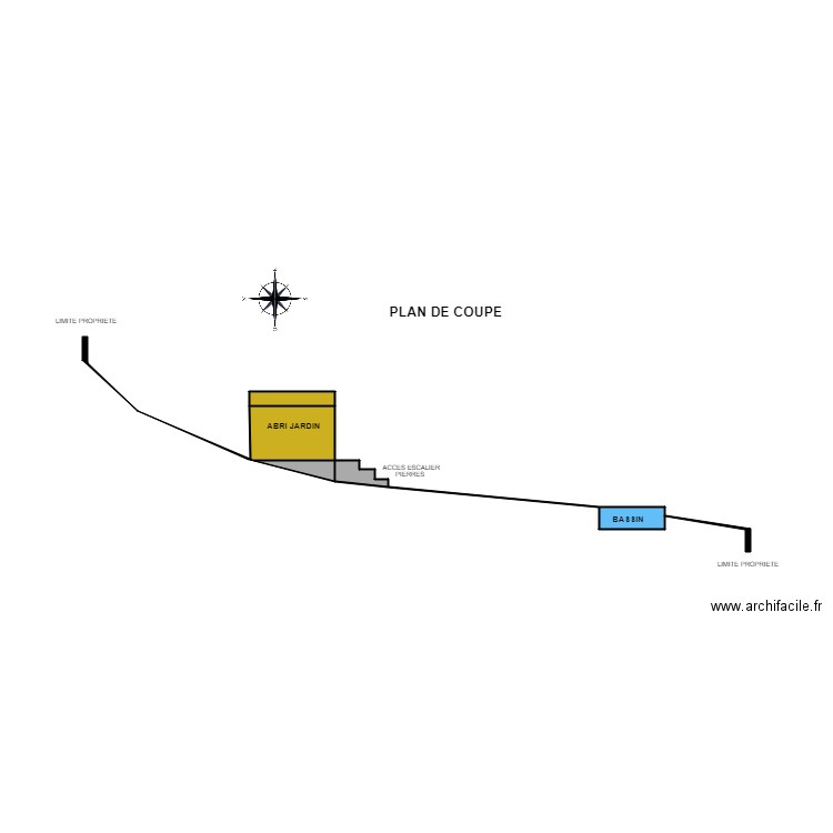 MOREL DP. Plan de 5 pièces et 3 m2