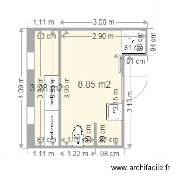 LEJEUNE. Plan de 0 pièce et 0 m2