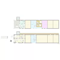 PG appart plain pied suite P pignon ouest b&acirc;timent cage transfo