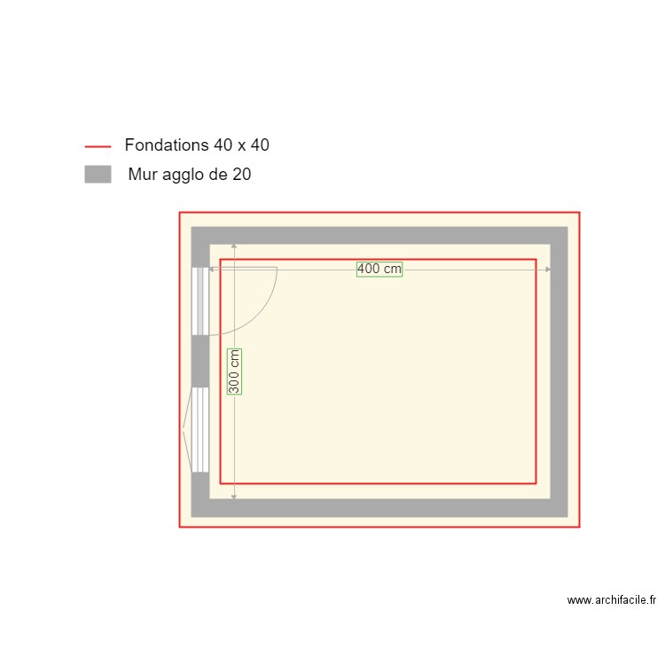 Casta abri de jardin. Plan de 0 pièce et 0 m2
