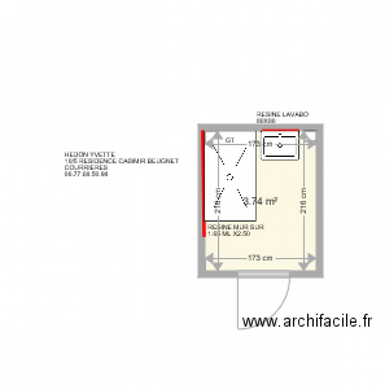 HEDON YVETTE . Plan de 0 pièce et 0 m2