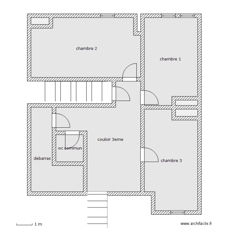 3eme comtes rethel jullien pc chambre. Plan de 0 pièce et 0 m2