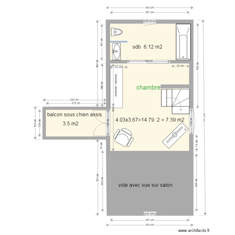 ducos plan mezzanine . Plan de 0 pièce et 0 m2