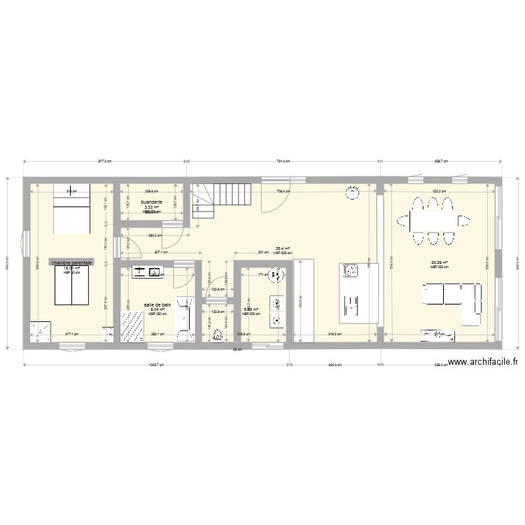 house 1. Plan de 0 pièce et 0 m2