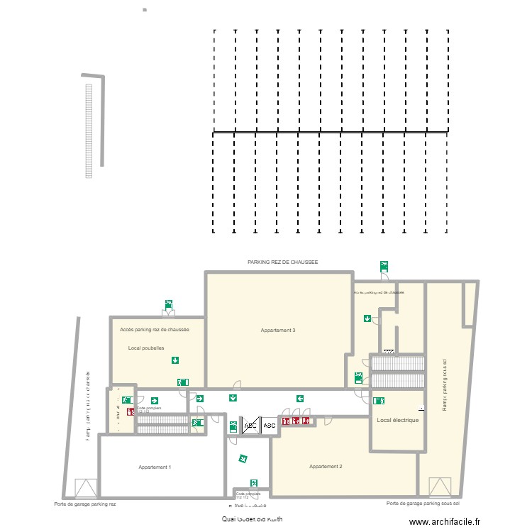 AMELIE Rez 2. Plan de 13 pièces et 657 m2