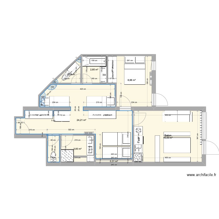 LE PORTILLO 401. Plan de 0 pièce et 0 m2
