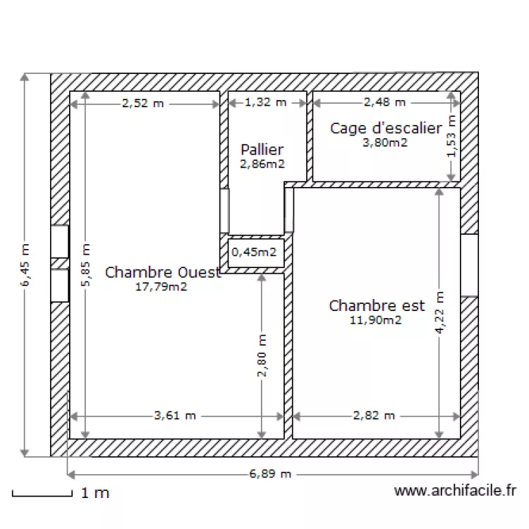 Maison Etage. Plan de Maison Etage. Plan de
