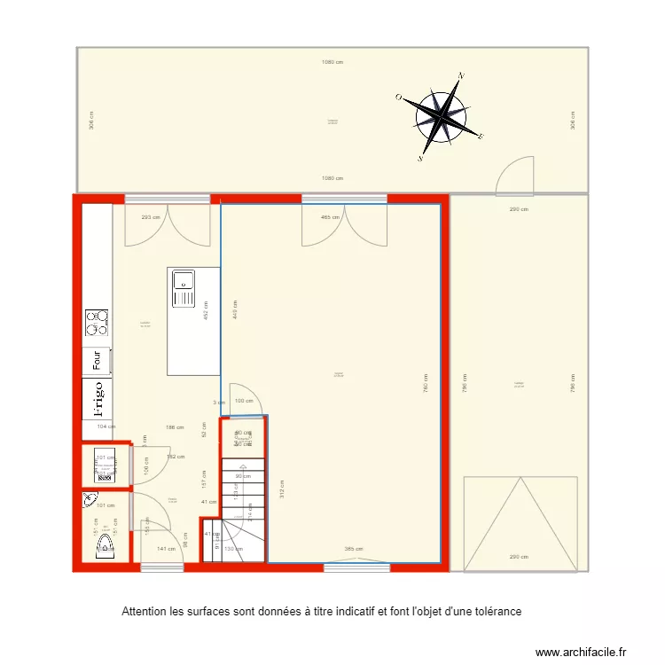 BI 3625 rdc côté. Plan de BI 3625 rdc côté. Plan de