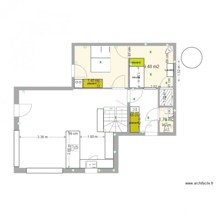 rez de chaussée 4. Plan de 0 pièce et 0 m2