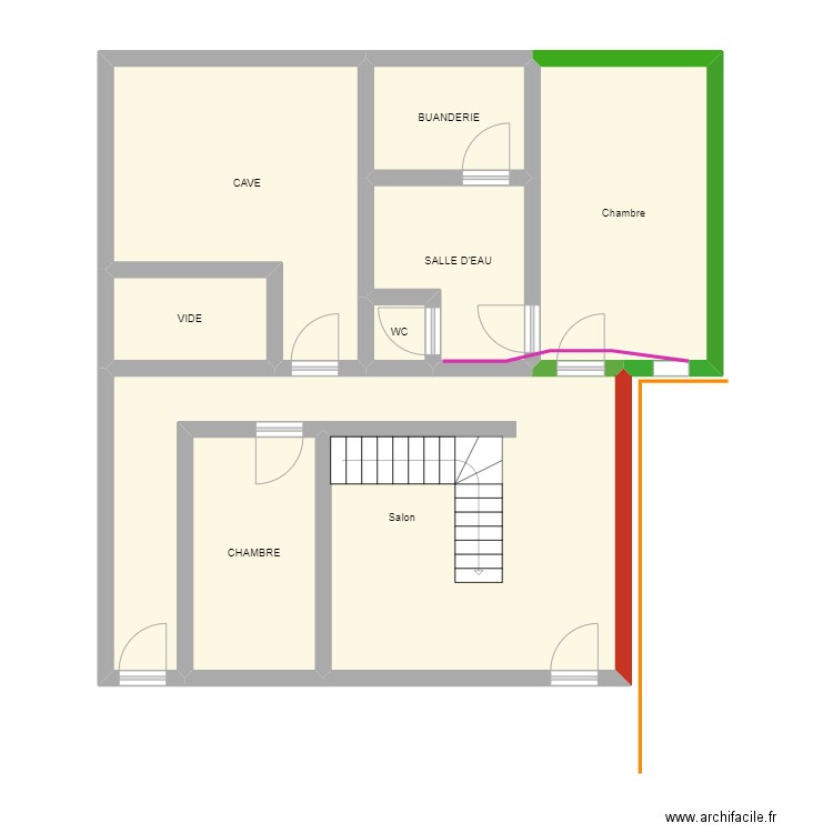 CABOCEL. Plan de 8 pièces et 85 m2