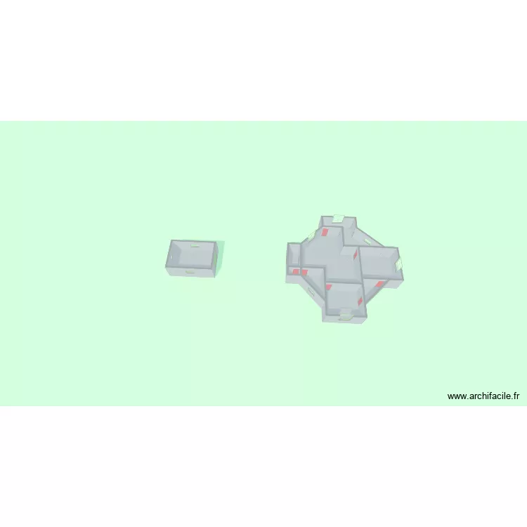 Octogone Miradom. Plan de 