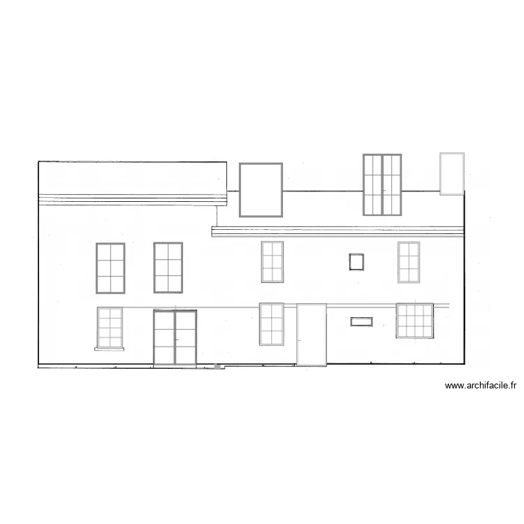 facade deni&egrave;re 2. Plan de 